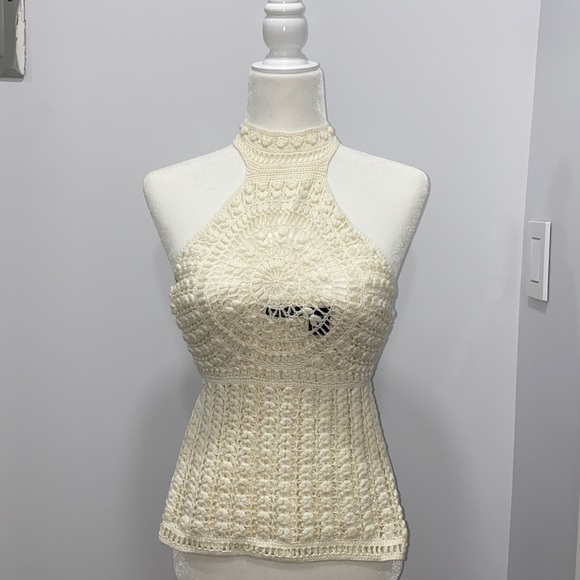Tops - Crotchet Halter Top